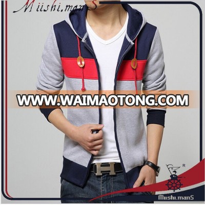 2015 men cotton sweater Wholesale 320g combed yarn hoody