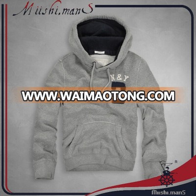 embroidery heavy thick fleece pullover hoodies wholesale